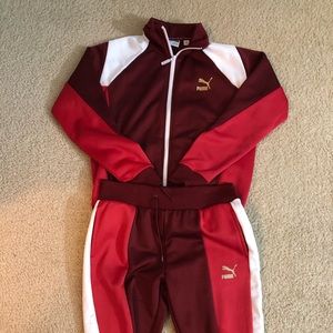 Puma limited edition retro track jacket pant set